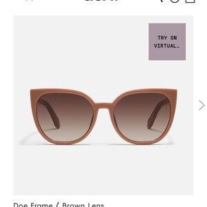 QUAY sunglasses, tan